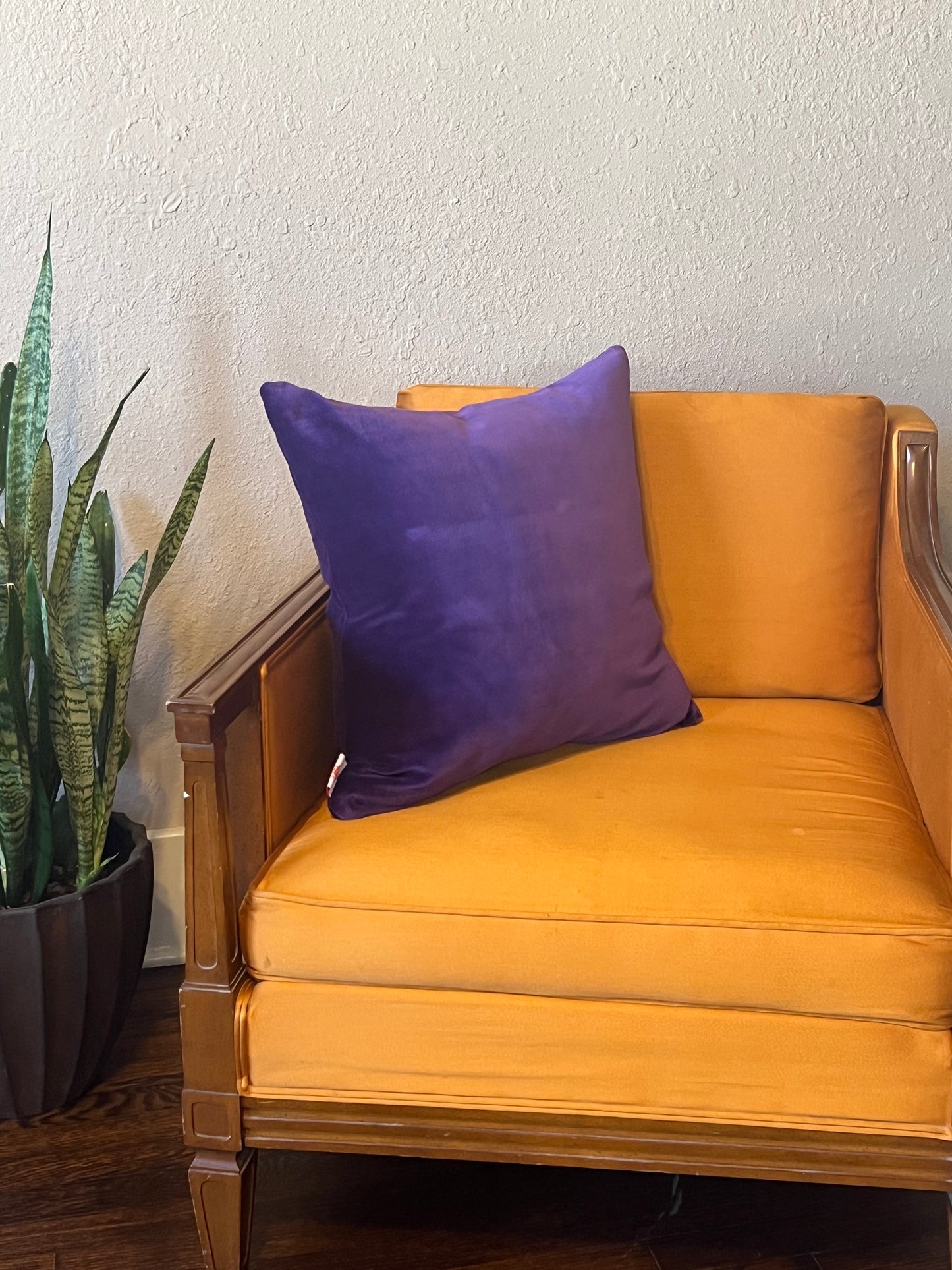 Purple Velvet Pillow