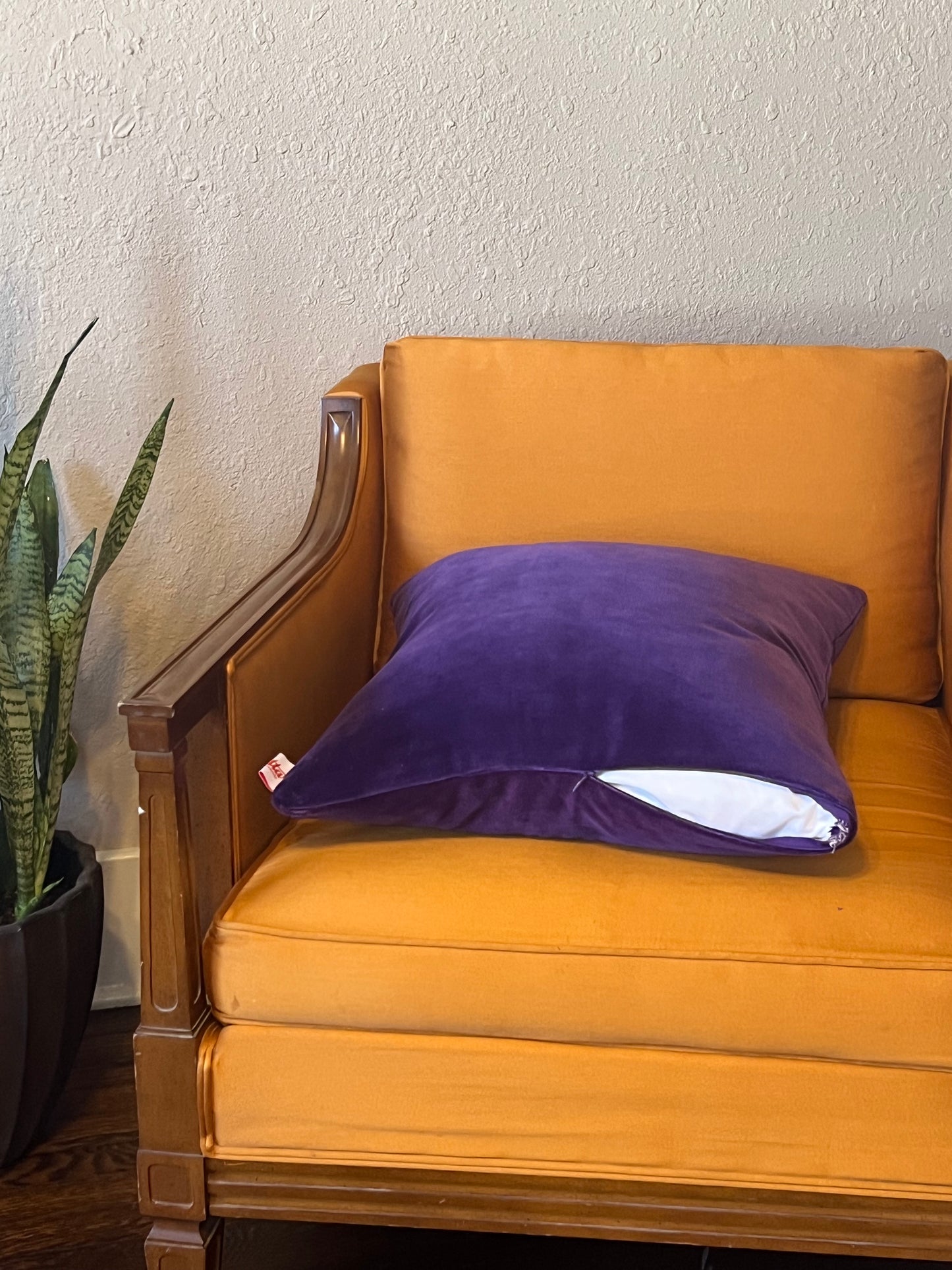 Purple Velvet Pillow