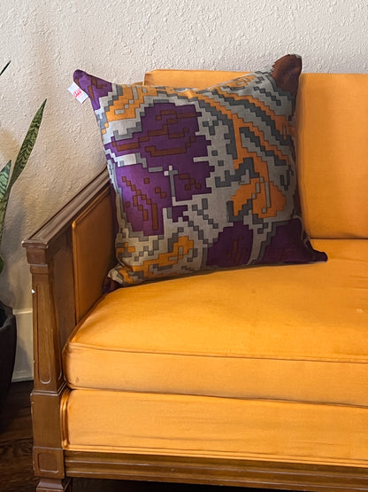 Geometric Velvet Pillow