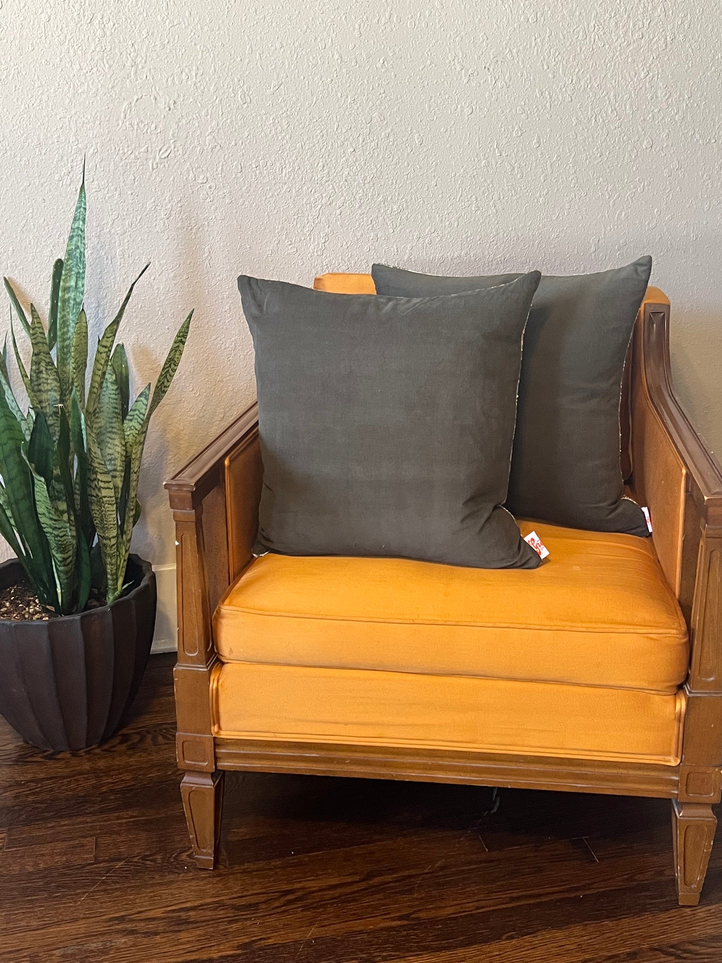 Two Sided Wooly and Cord Pillow