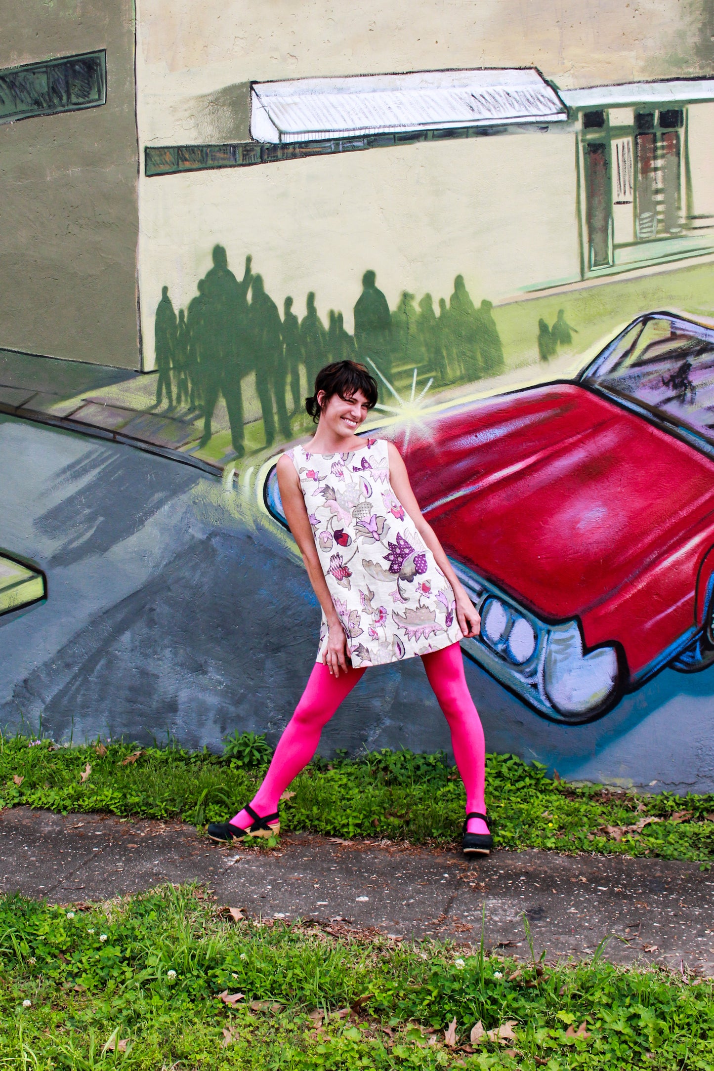 The Eastland Dress in pink