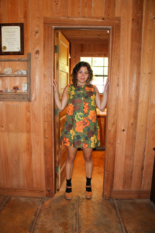 The Eastland Dress in orange