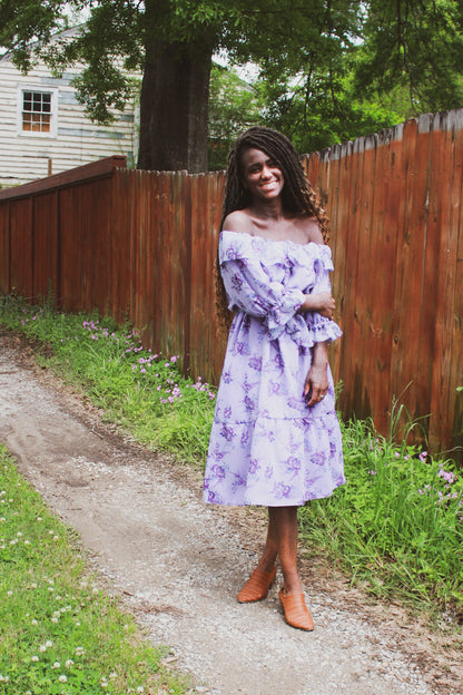 hyacinth house purple multi floral corinne cut-out midi dress Tuckernuck | Dresses | Tuckernuck Hyacinth House Purple Multi Floral Corinne Cut Out Midi Dress Xs New