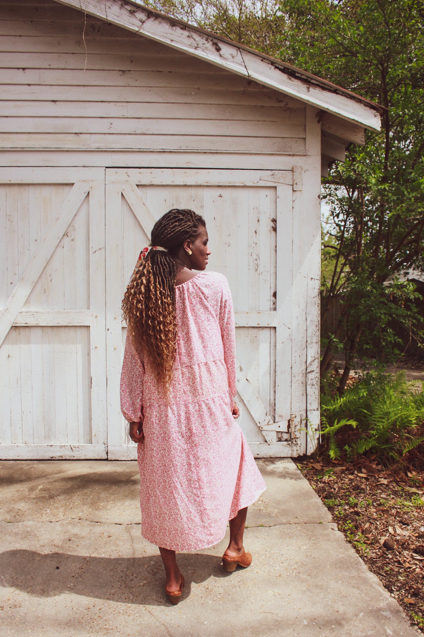 The Lavinia Dress in pink