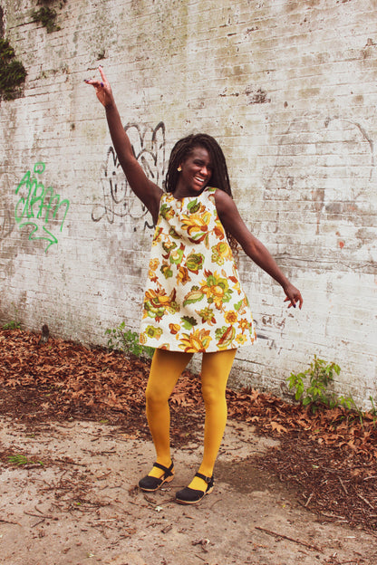 The Eastland  Dress in yellow