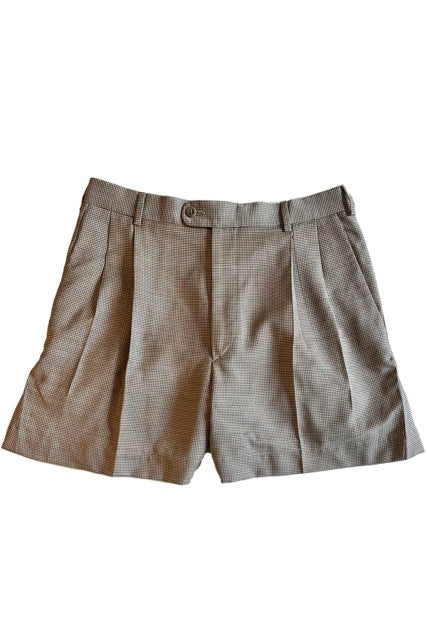 The Capital Heights Short in Tan Houndstooth - M